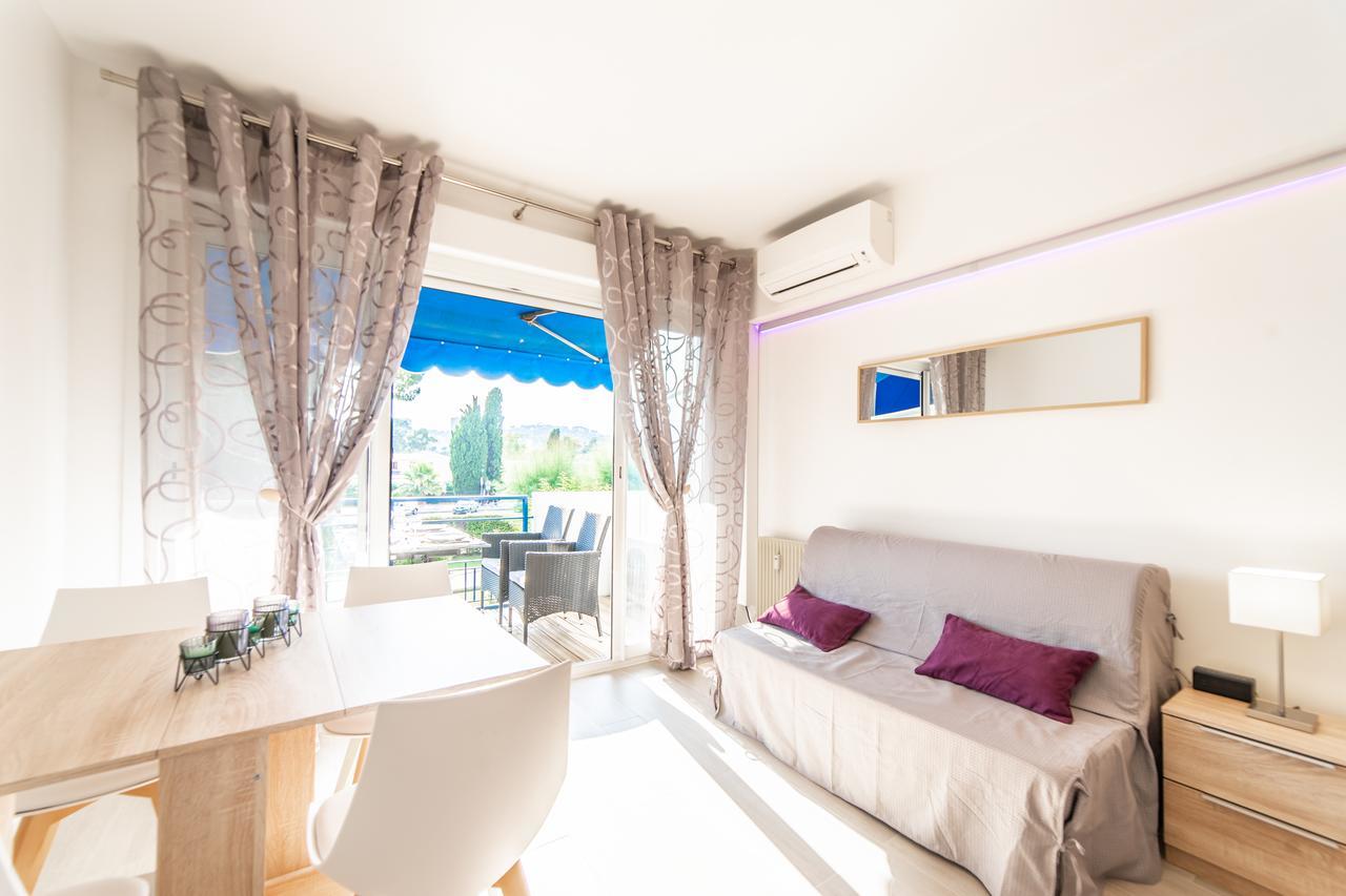 L'Ascot Appartement, Plages A 300M, Vue Hippodrome Cagnes-sur-Mer Luaran gambar