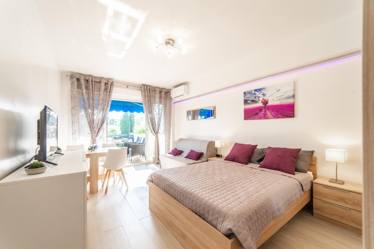 L'Ascot Appartement, Plages A 300M, Vue Hippodrome Cagnes-sur-Mer Luaran gambar